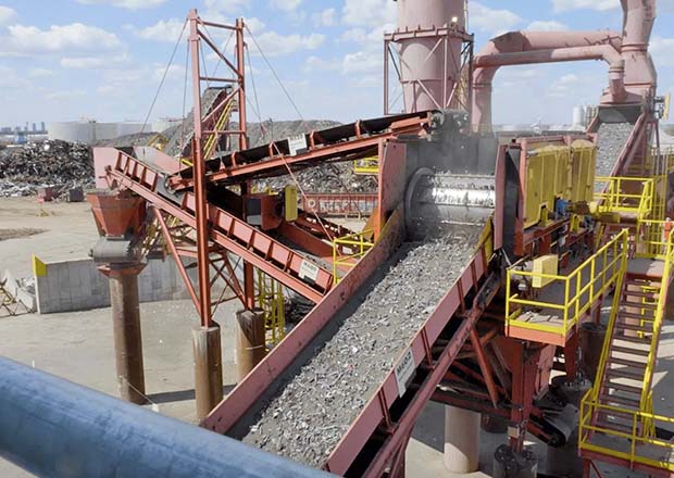 Heavy-Duty Metal Shredder