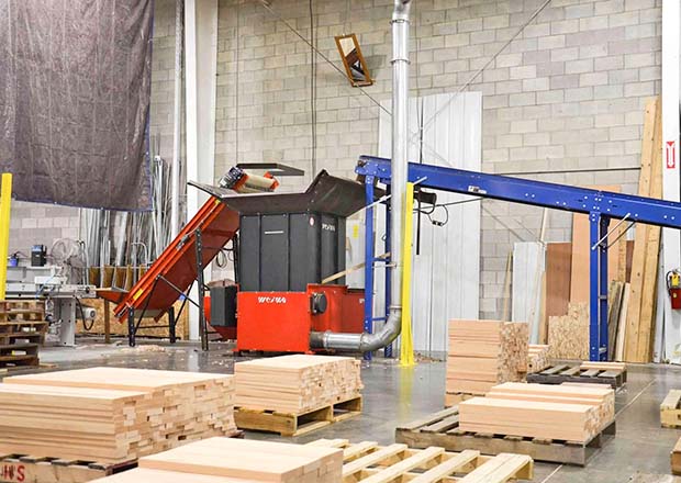 Heavy-Duty Wood Shredder