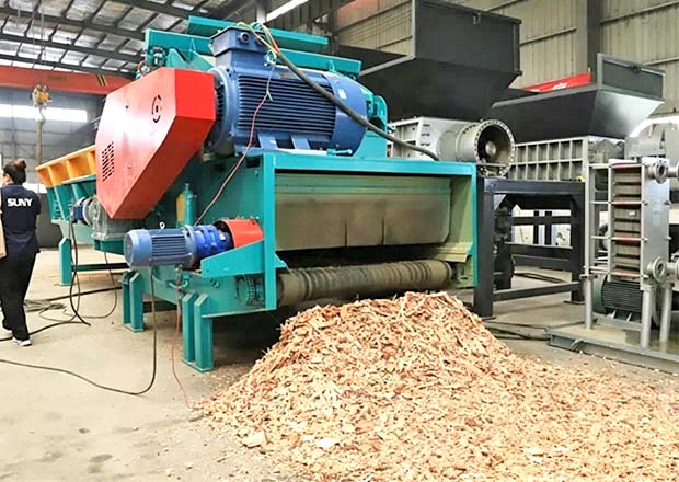 Heavy-Duty Biomass Shredder