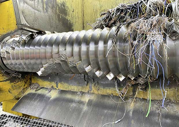 Heavy-Duty Cable Shredder